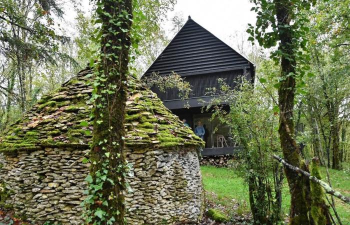 Video. Entdecken Sie im Périgord ein erstaunliches schwarzes Holzhaus