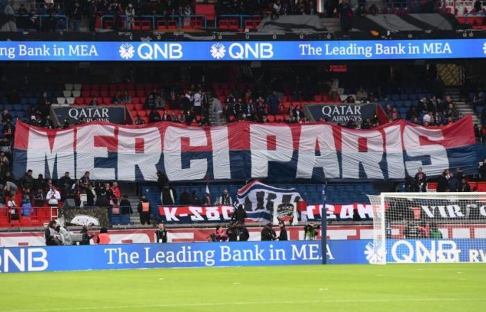 das überwältigende Banner gegen OM im Park!