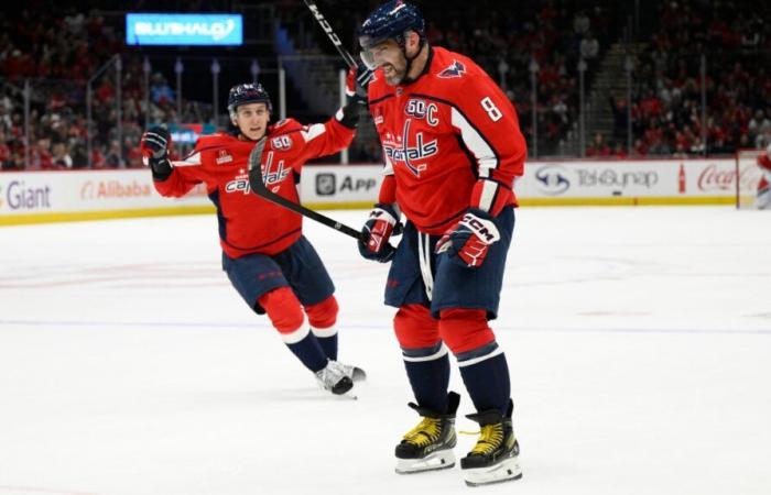 NHL: Fünf Tore der Caps im ersten Drittel, darunter Alex Ovechkins sechster Saisontreffer