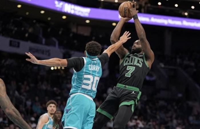 Die Boston Celtics siegen unter Schmerzen gegen die Charlotte Hornets in der NBA