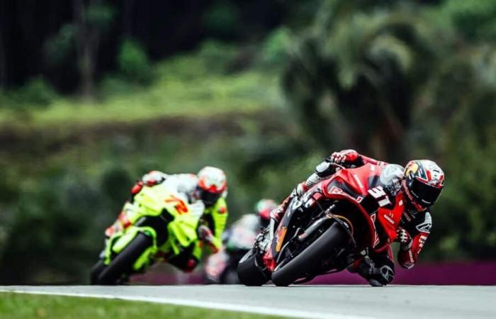 MotoGP, Malaysia J2, Pedro Acosta (GASGAS/Q13-S9): „So kann ich nicht fahren, wir müssen zurück“