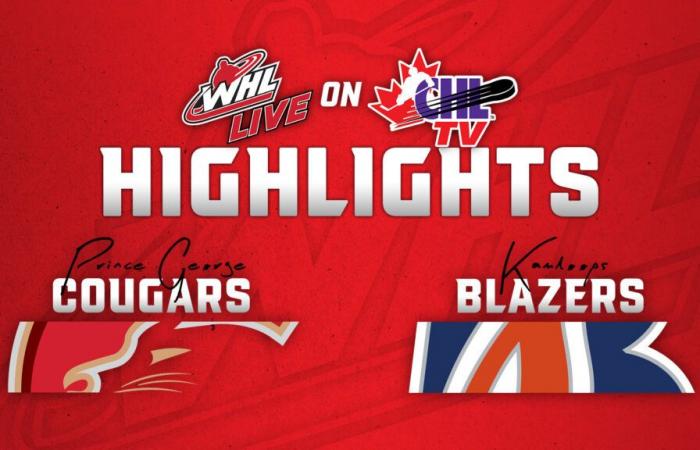 Cougars bei Blazers 11/01 | WHL-Highlights 2024-25