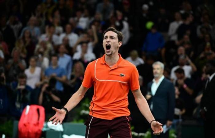 Ugo Humbert genießt seine Qualifikation für das Finale des Rolex Paris Masters (Tennis)