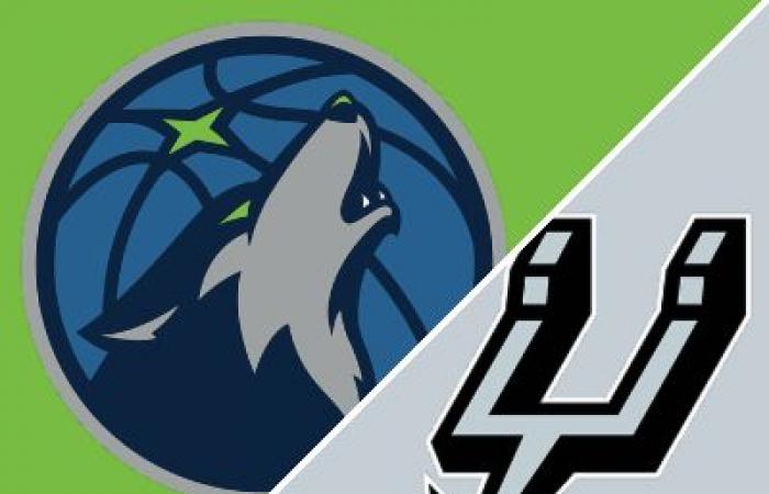 Spurs 113-103 Timberwolves (2. November 2024) Spielrückblick