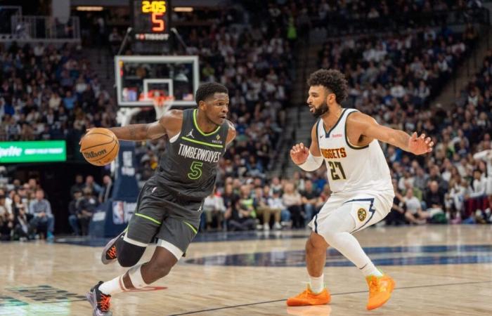 Die Timberwolves schlagen die Nuggets in einem Comeback-Thriller, nachdem Christian Brauns Dunk gegen Rudy Gobert für Aufregung sorgt