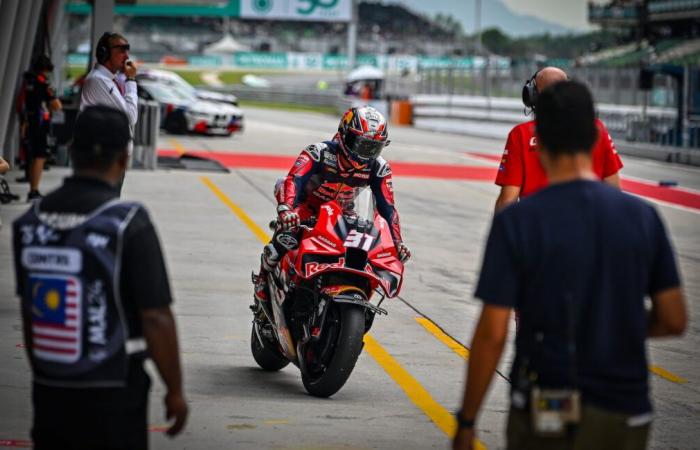 MotoGP, Malaysia J2, Pedro Acosta (GASGAS/Q13-S9): „So kann ich nicht fahren, wir müssen zurück“