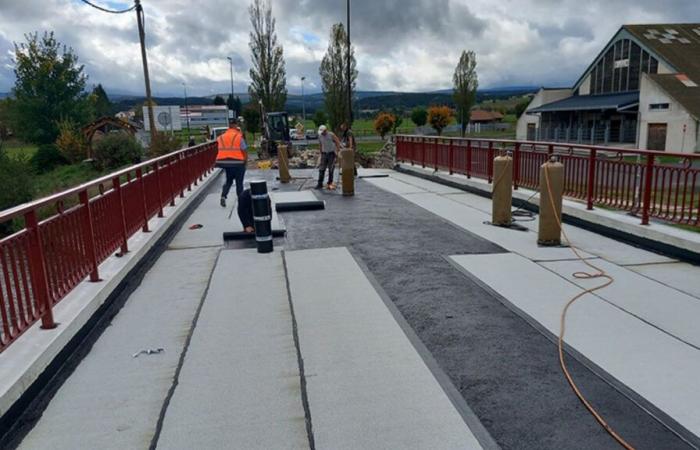 Haute-Loire. Bald das Ende der Sanierungsarbeiten an der Ressac-Brücke