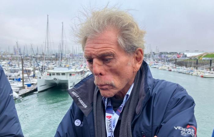 längst vergangen ist, erscheint der Schöpfer des Vendée Globe wieder, um geehrt zu werden