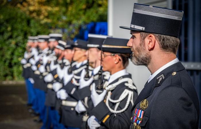 Staffelführer Pierre-Yves Tivollier tritt offiziell sein Amt an