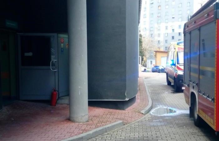 Brand in einem Krankenhaus in Kielce