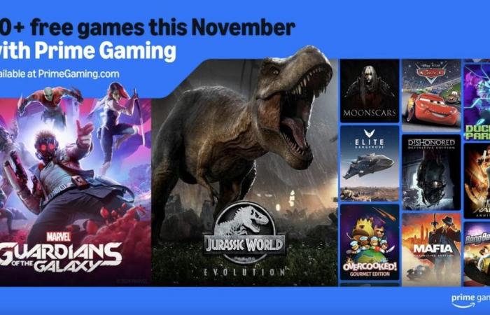 Amazon Prime Gaming: die 24 im November 2024 angebotenen Spiele