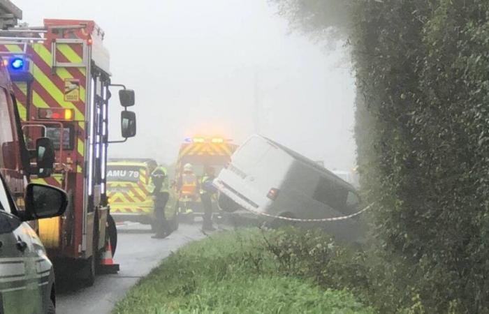 Zwei Fahrzeuge in einen Unfall in der Nähe von Bressuire verwickelt: eine Person ist tot