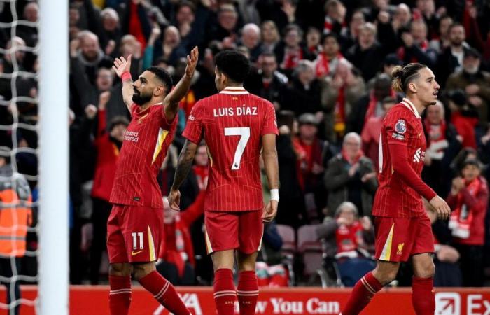 Gakpo und Salah punkten, als Liverpool mit einer Wende gegen Brighton die Führung übernimmt