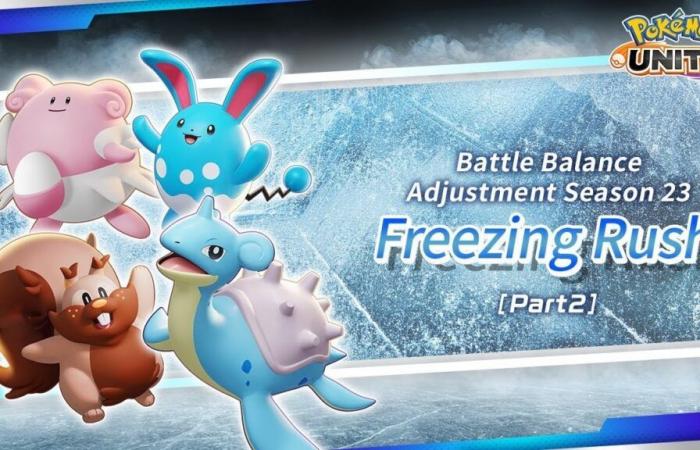 Pokémon Unite: Das Update „Freezing Rush Pt. 2“ wird bereitgestellt