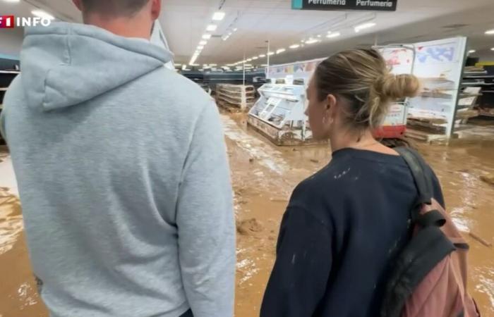 „Eine einfache Flasche Wasser bewegt uns“: Franzosen sind nach den Überschwemmungen in Spanien mit Engpässen konfrontiert