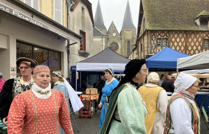 der erstaunliche Markt am Samstagmorgen in Levroux, der den „Machern“ gewidmet ist