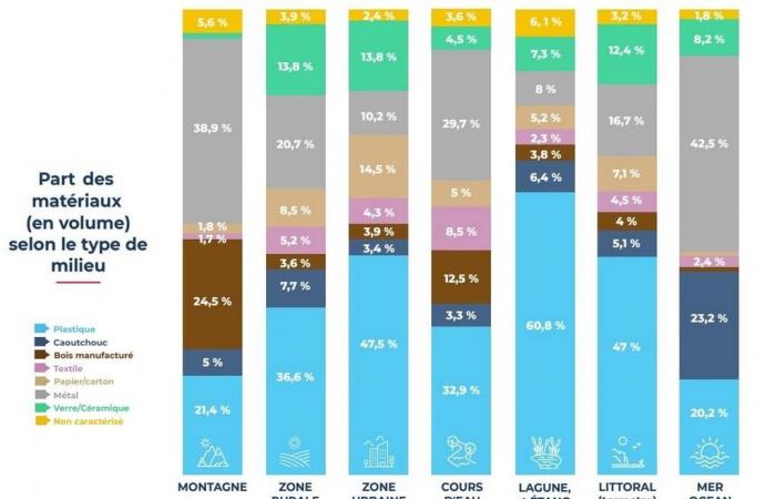 Was sind die 10 häufigsten Abfälle, die in Frankreich in der Natur vorkommen?