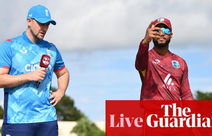 Westindische Inseln gegen England: Zweites eintägiges Cricket-Länderspiel der Männer – live | England gegen Westindische Inseln 2024