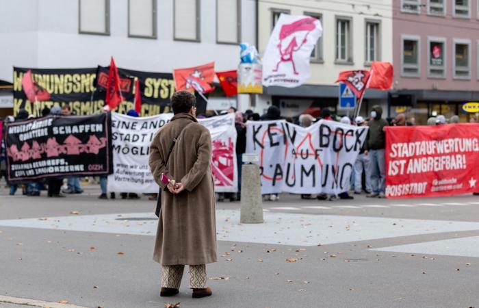 Demonstration in Winterthur: Mehrere Hundert Personen protestierten gegen Wohnungsnot