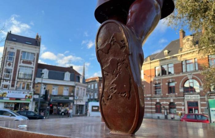 Erbe von Lille. Wer stellt diese Statue eines jungen Mädchens dar, das Sie in Fives willkommen heißt?