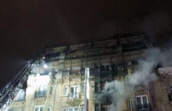 Ein Hotel am Boulevard Adolphe Max fängt Feuer: „Das Feuer könnte kriminellen Ursprungs sein“