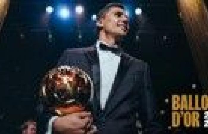 Guardiola gratuliert Rodrigo zum Gewinn des Ballon d’Or