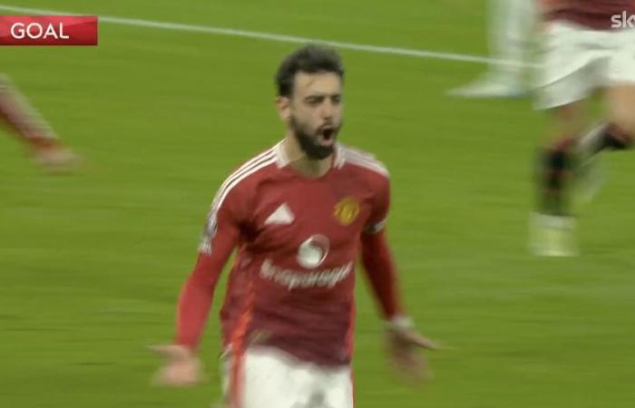 Video: Bruno Fernandes eröffnet den Elfmeter gegen Chelsea