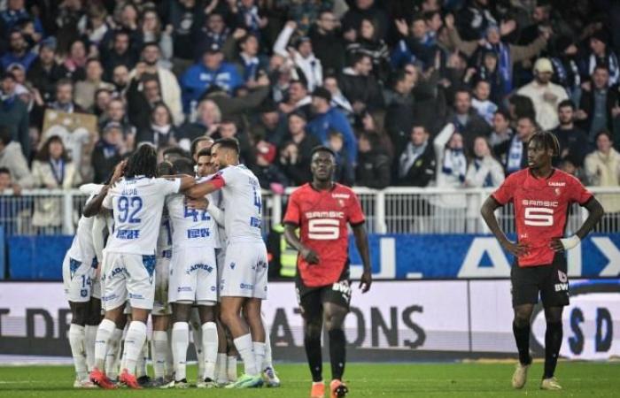 Rennes bricht in Auxerre zusammen, Le Havre stürzt in Montpellier (Fußball)