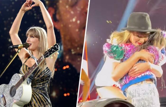 Taylor Swift gibt Fan Eloise einen Hut, nachdem sie sie als Baby „getroffen“ hat