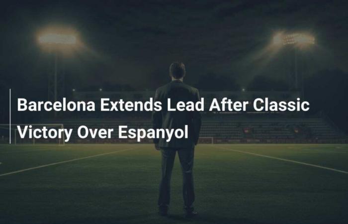 Barcelona geht nach klassischem Sieg über Espanyol weiter