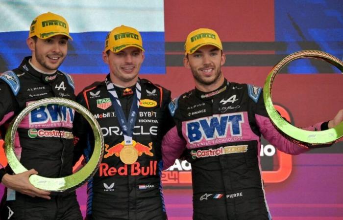 Max Verstappen gewinnt den Großen Preis von Brasilien, die Franzosen Esteban Ocon und Pierre Gasly komplettieren das Podium am Ende eines verrückten Rennens