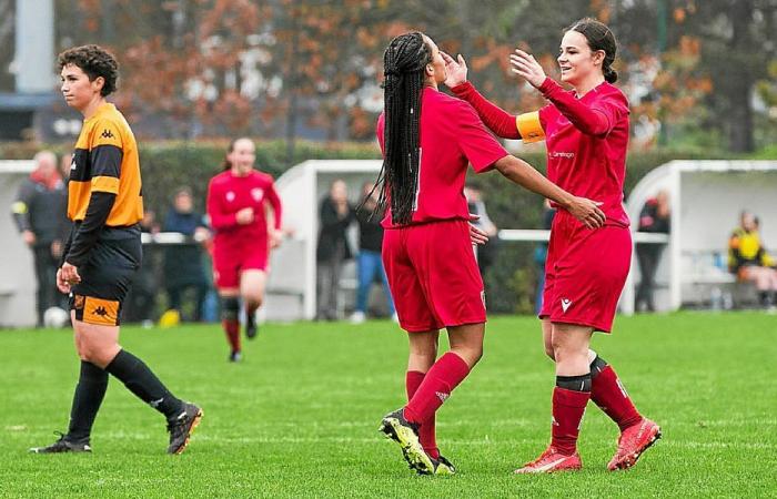 Französischer Pokal der Frauen: Pluvigner, realistischer, gewinnt gegen den FC Quimperlé und rückt in die 1. Bundesrunde vor!