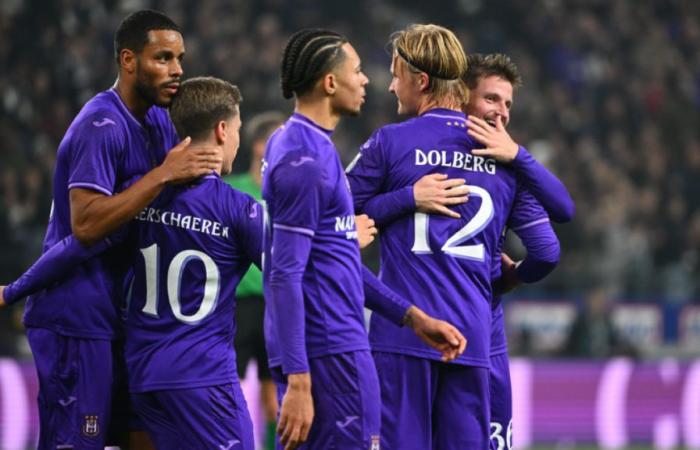 D1A: Anderlecht korrigiert Kortrijk und kehrt zum Sieg zurück (4:0)