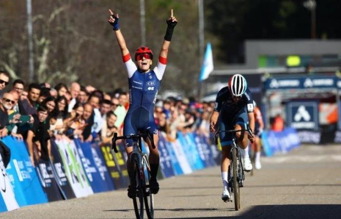 Die französische Europameisterin Célia Gery ist nach einem fesselnden Sprint mit Schreiber eine der Hoffnungen, Fleur Moors wird Fünfte