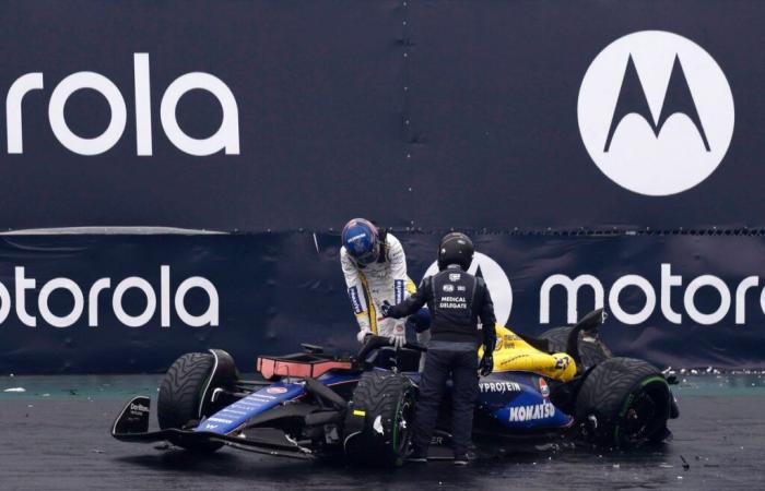 Albon verpasst den GP von Brasilien nach einem Sturz im Qualifying