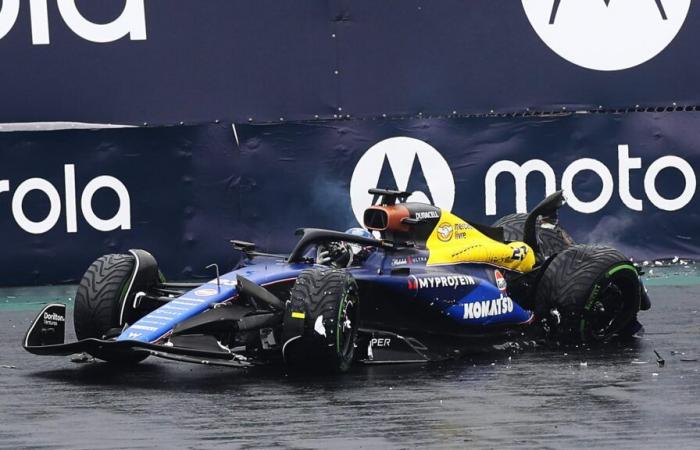 Williams bestätigt, dass Alex Albon den Grand Prix von Sao Paulo nach einem schweren Sturz im Qualifying verpassen wird