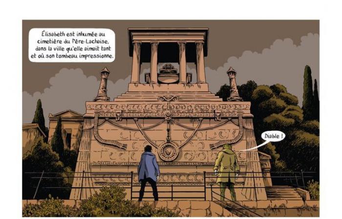 Legenden, Berühmtheiten, ungewöhnliche Bestattungen … Entdecken Sie die Geheimnisse von Père-Lachaise in Comics