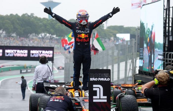 Großer Preis von Brasilien | Max Verstappen zurück auf der obersten Stufe des Podiums