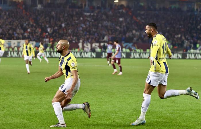 Fenerbahçe lachte in der letzten Minute der Verlängerung in Trabzon