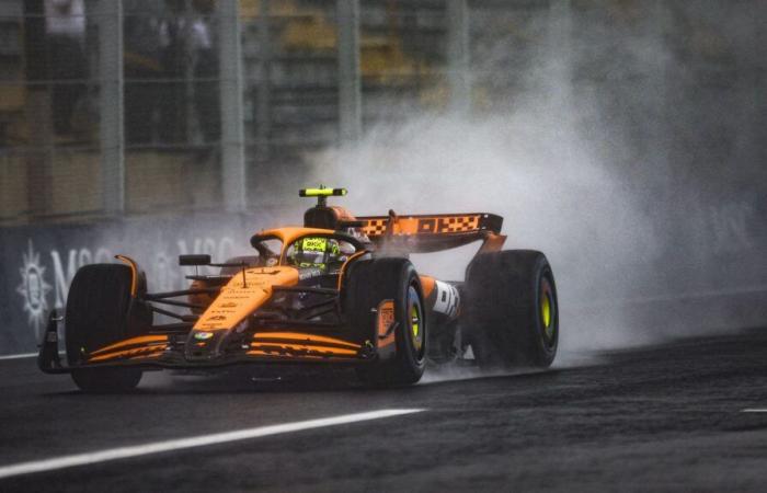 Die goldene Gelegenheit für Lando Norris, der in Brasilien auf der Pole stand, vor Max Verstappen, 17. in der Startaufstellung, in die Meisterschaft zurückzukehren … Verfolgen Sie den Grand Prix