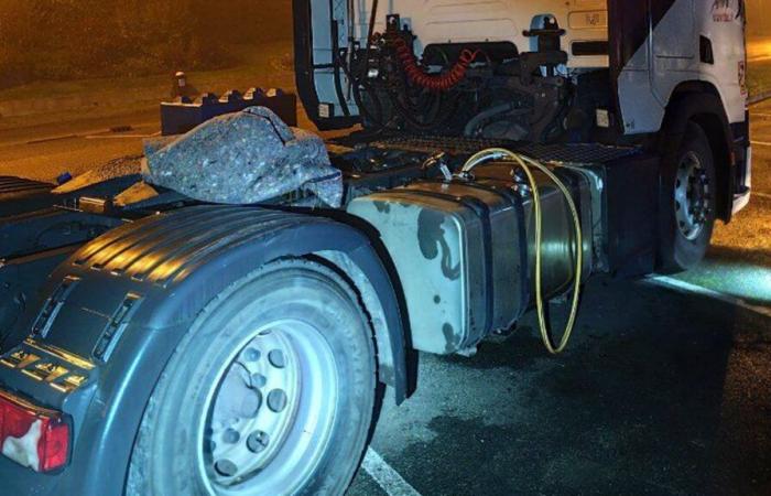 mit 160 Litern gestohlenem Diesel im Kofferraum erwischt