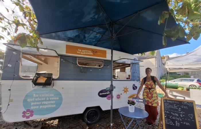 Mit ihrem Wohnwagen begann Alexandra mit dem Kochen auf Reisen