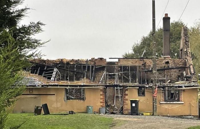 Haus durch Feuer zerstört, Hund stirbt im Feuer