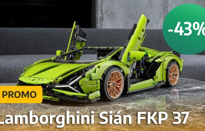 Dieses großartige LEGO Technic Lamborghini-Set ist zum Preis von -43 % im Angebot!