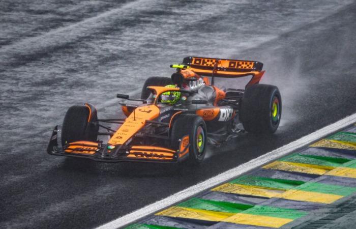 Lando Norris startet von der Pole-Position für den Großen Preis von Brasilien, Verstappen von Startplatz 17