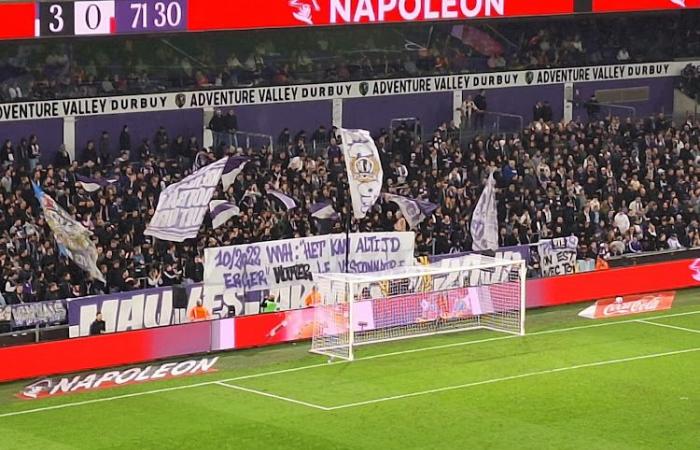 „Wouter buiten“ und Anti-Renard-Banner trotz des großen Sieges: Die Ultras von Anderlecht wurden vom Rest der Fans ausgebuht! – Alles Fußball