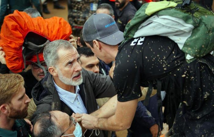 In Valencia entlädt sich nach tödlichen Überschwemmungen die Wut gegen König Felipe VI. und Premierminister Pedro Sanchez