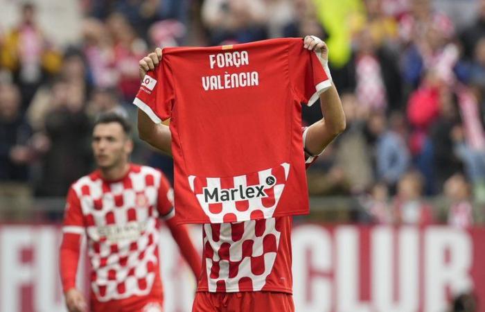 Liga: Girona-Spieler Miguel Gutierrez widmet sein Tor einem Freund, der seine Mutter bei den Überschwemmungen in Valencia verloren hat