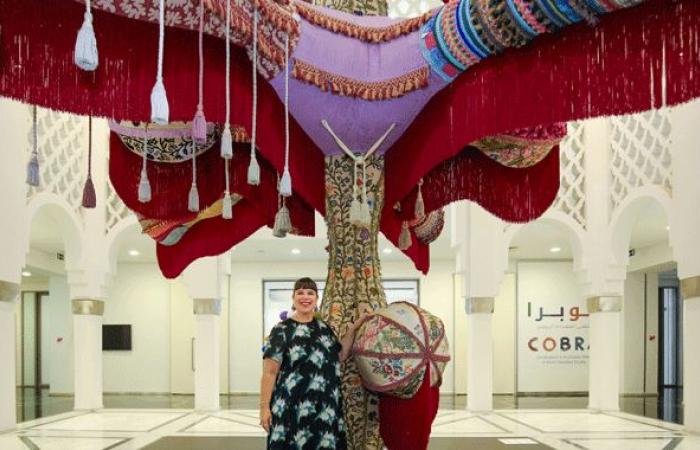 Zwei monumentale Installationen beleuchten die Halle des MMVI – Morocco Today