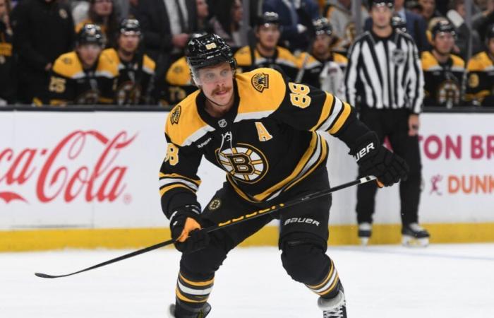 NHL: David Pastrnak wird im dritten Drittel eines Bruins-Sieges von Jim Montgomery auf die Bank gesetzt